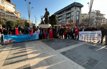 İsveç’te Kur'an’ın yakılması Alanya’da protesto edildi