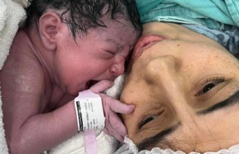 Depremden kurtulan Mucize bebek Alanya'da dünyaya geldi