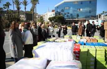 Alanya Belediyesi Yabancılar Meclisi’nden depremzedelere yardım