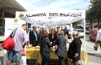 Alanya Belediyesi Dünya Su Günü'nde vatandaşlara Perlatör dağıttı