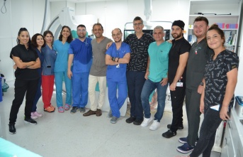 Alanya'da mitral kapak darlığı ameliyatsız tedavi edildi