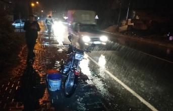 Alanya’da hafif ticari araç ile motosiklet çarpıştı: 1 yaralı