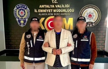 Interpol’ün kırmızı bültenle aradığı şüpheli Alanya’da yakalandı