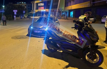 Alanya’da otomobil ile motosiklet çarpıştı: 1 yaralı