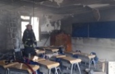 Alanya’da özel okulda çıkan yangında 3 sınıf zarar gördü