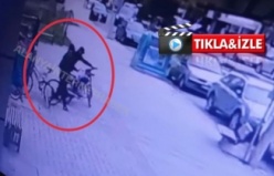 Alanya’da motosiklet hırsızlığı kamerada