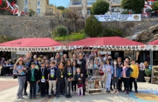 Alanya'da tasarım ve hobi fuarı yoğun ilgi...