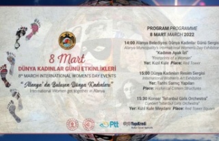 Alanya Belediyesi’nden 8 Mart Gününe özel program