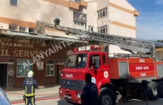 Alanya’da eski hastanede yangın