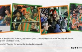 Alanyaspor’dan kadınlara ve öğrencilere biletler...