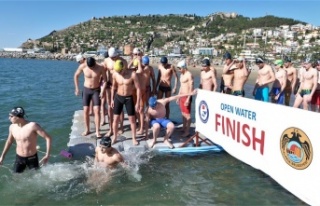 Alanya'da Açık Su Türkiye Yüzme Şampiyonası...