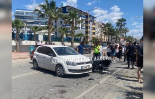 Alanya'da feci kaza: 2 yaralı