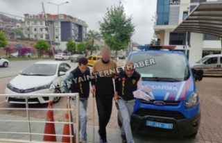 Alanya’da polis tarafından yakalanan bastonlu hırsız...
