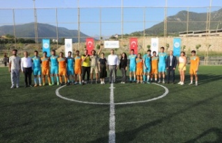 Alanya'da öğrenci klüpleri futbol turnuvası...