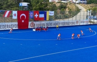 Alanya'daki şampiyonada Gaziantep Polisgücü...