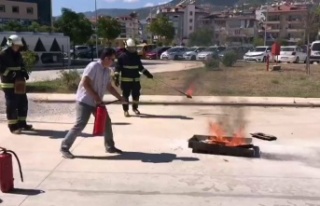 Alanya EAH'da gerçeği aratmayan tatbikat