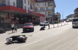 Alanya’da iki motosiklet çarpıştı: 2 yaralı