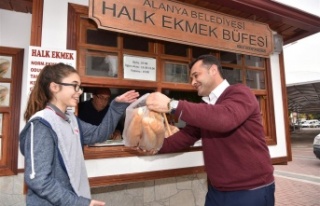 Alanya Belediyesi halk ekmek kapasitesini 2 katına...