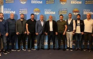 Alanyaspor'dan Erdem'e ziyaret