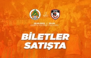 Alanyaspor-Gaziantep FK maçı biletleri satışa...