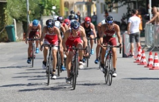 İşte Alanya triatlon yarışları için trafiğe...