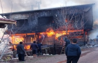 Alanya’da müstakil ev yangında küle döndü