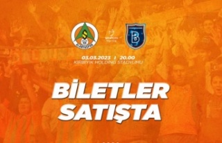 Alanyaspor- Başakşehir maç biletleri satışa sunuldu