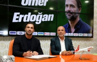 Alanyaspor teknik direktör Ömer Erdoğan ile anlaşma...