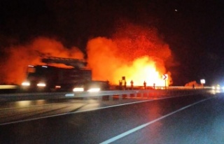 Alanya'da sazlık alanda çıkan yangın söndürüldü