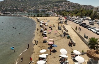 Alanya’da Galip Dere Plajı halktan yoğun ilgi...