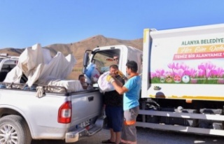 Alanya Belediyesi yaylaların çöp sorununu çözdü