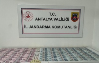 Alanya’da jandarmadan kasaba kumar baskını