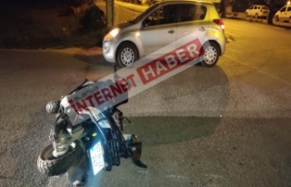 Alanya’da otomobil ile motosiklet çarpıştı:...