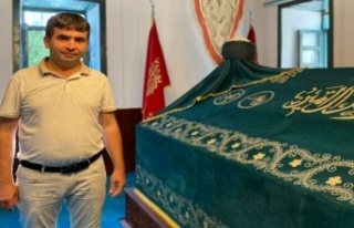 Alanya'da 600 bin TL'ye türbe yeniletti