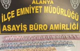 Alanya’da iş yerinden hırsızlık yapan 3 şüpheli...