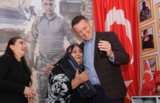 Kaymakam Ürkmezer'den şehit ailesine ziyaret