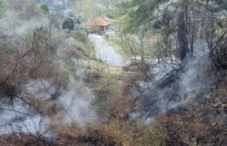 Alanya’da çöplükte çıkan yangın söndürüldü