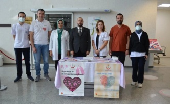 Alanya EAH'da organ bağışıyla ilgili stant kuruldu