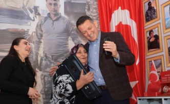 Kaymakam Ürkmezer'den şehit ailesine ziyaret