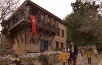 Alanya'da öğrenciler kültür evlerinde zaman yolculuğuna çıktı