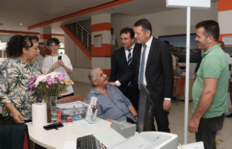 Kaymakam Ürkmezer’den Nüfus Müdürlüğü’ne ziyaret