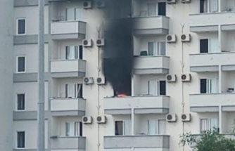 Alanya´da otel lojmanında çıkan yangında 9 çalışan dumandan etkilendi