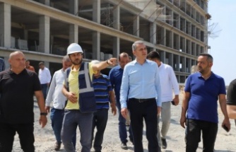 Payallar Devlet Hastanesi'nin inşaatı tüm hızıyla sürüyor