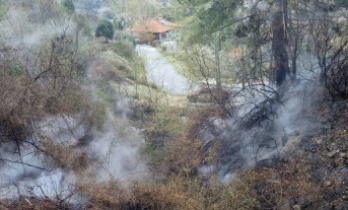 Alanya’da çöplükte çıkan yangın söndürüldü