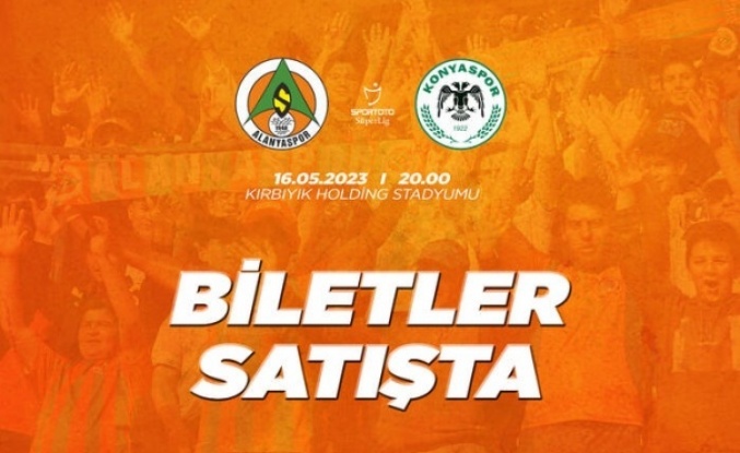 Alanyaspor-Konyaspor maç biletleri satışa sunuldu