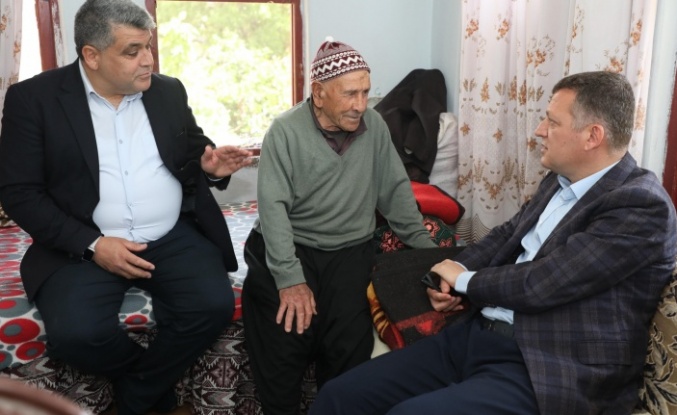 Kaymakam Ürkmezer ev ziyaretlerine devam ediyor